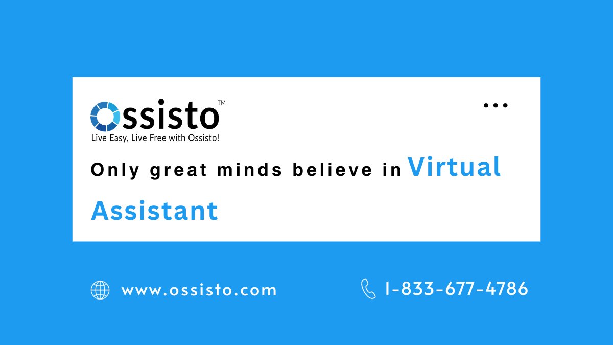 Looking to revolutionize your workflow?

Revolutionize your workflow with Ossisto #VirtualAssistant Services. Dive into the world where great minds meet ultimate productivity. Let our team of experts guide you to success.

#VAforHire #DigitalAssistant #SmartSupport
