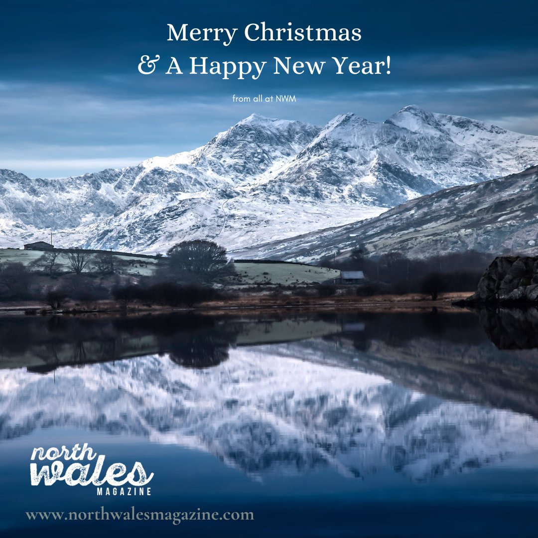 Merry xmas from NWM!! #northwales #northwalesmagazine #snowdonia #snow #santa