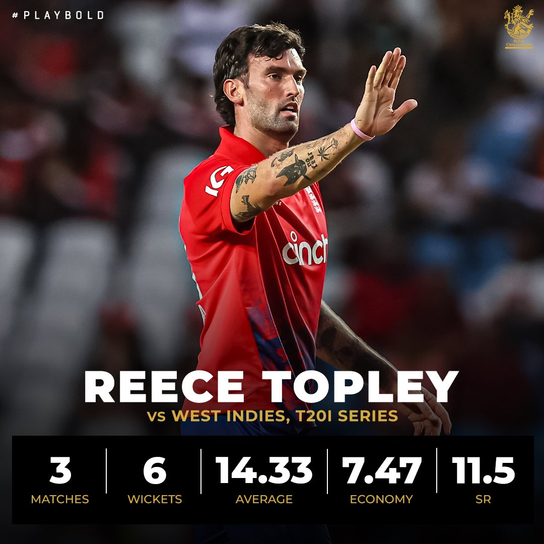 🔝-lad Topley was in tip-top form in the Caribbean 👌 #PlayBold #WIvENG