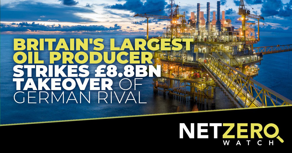 The largest oil producer in the North Sea has reached an £8.8bn agreement to acquire a German rival in its latest moves to expand from its North Sea roots into a global oil and gas company. Read more: telegraph.co.uk/business/2023/…