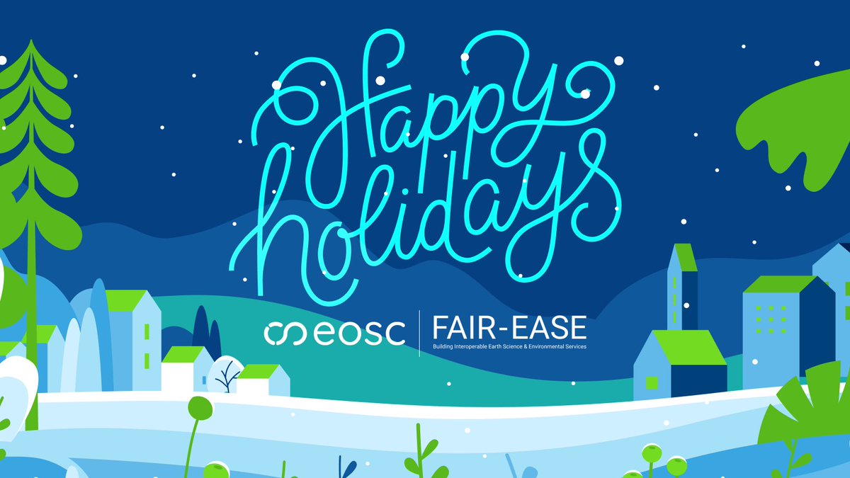 🌟 Happy Holidays from FAIR-EASE! 🌍 This year, we've bridged disciplines and fuelled collaboration for FAIR research data in the Earth Sciences. Here's to a new year of FAIRness and progress! ✨ #FAIREASE #EOSC #OpenScience 🎉🔬