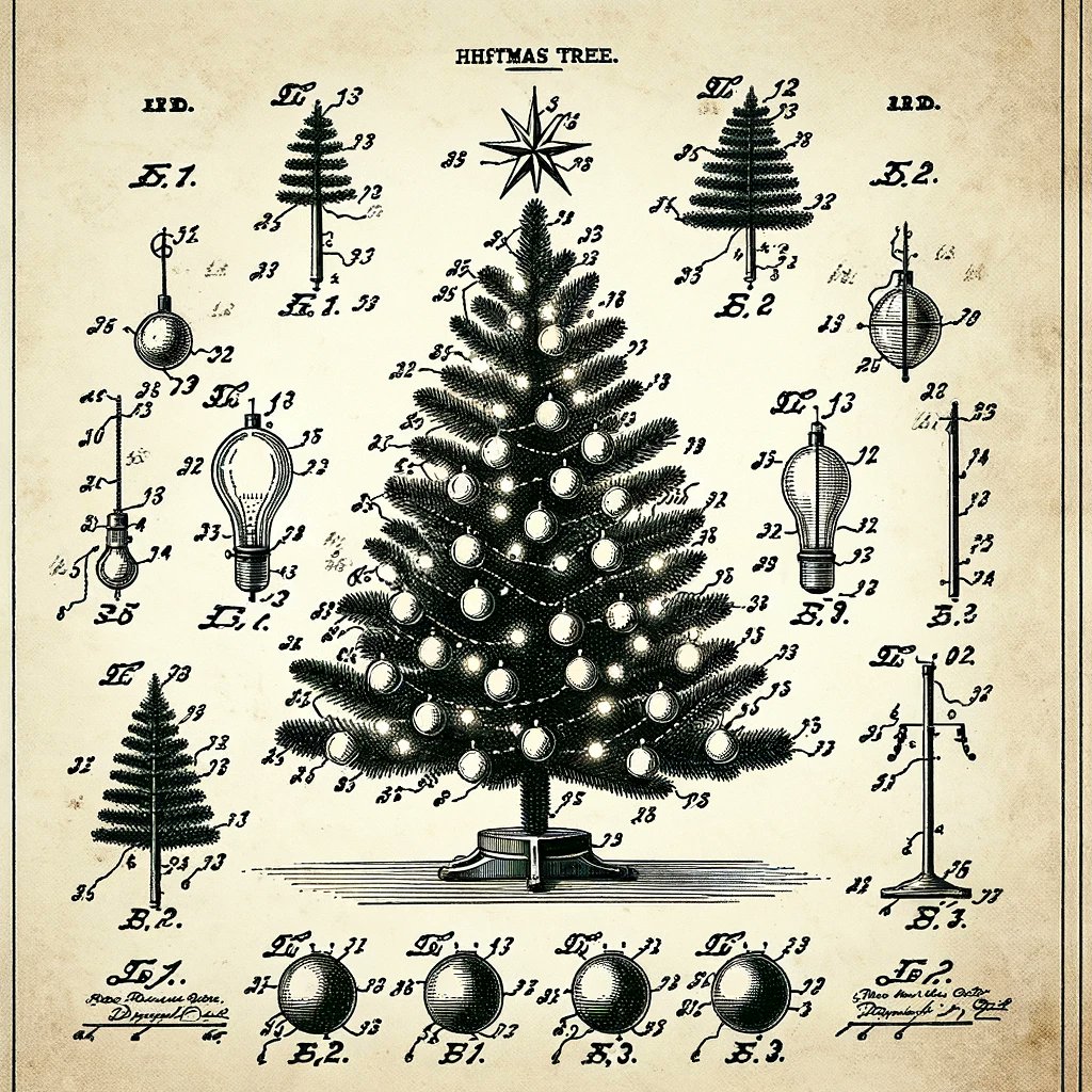 Vielleicht sollte jemand mal #Merz aufklären? Sein #Weihnachtsbaum ist auch nur aus den USA importiert, hier die Patentschrift von 1895