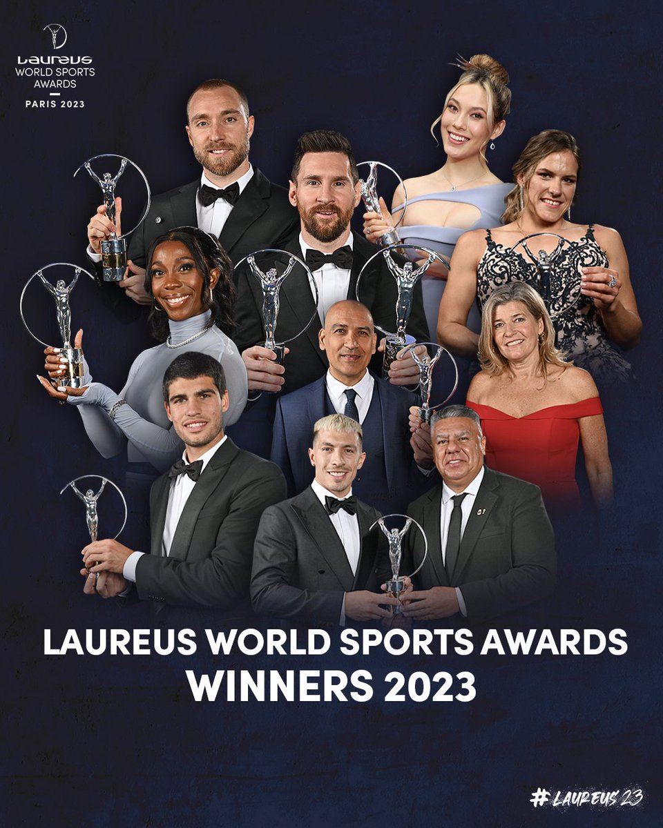 Laureus World Sports Awards - Class of 2023 📸 What a night it was in Paris in May, celebrating our incredible Award winners. ✨ Who will be awarded a coveted Laureus statuette in 2024? 🏆