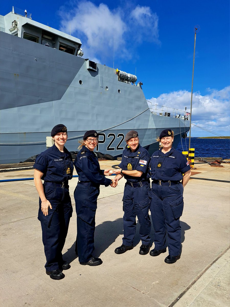 She has been a first class example of interoperability between the RNR and regulars. Fair winds and following seas Skippy!! #GoForthAndConquer