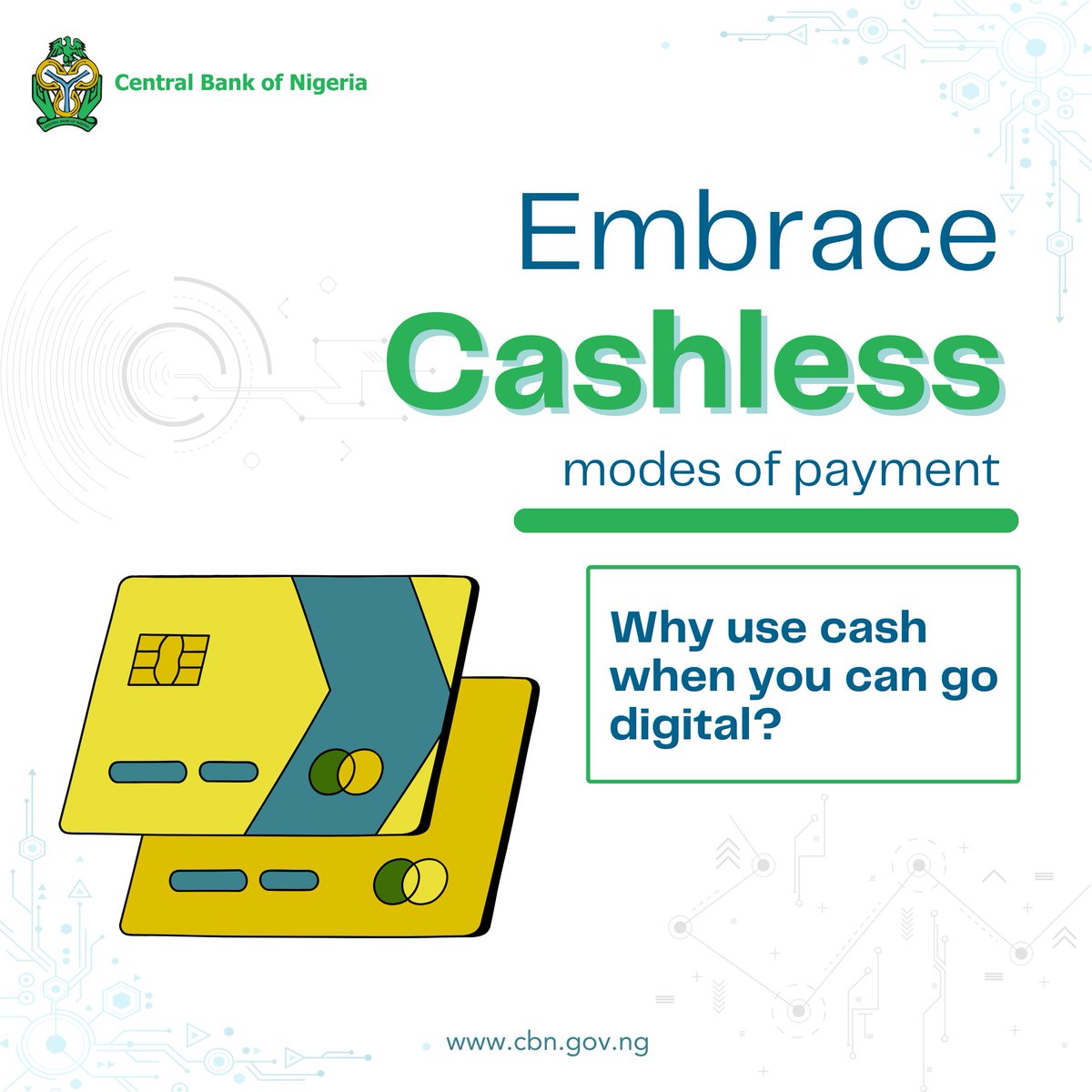 We are committed to ensuring improved digital Banking services. Let's embrace alternative payment channels.