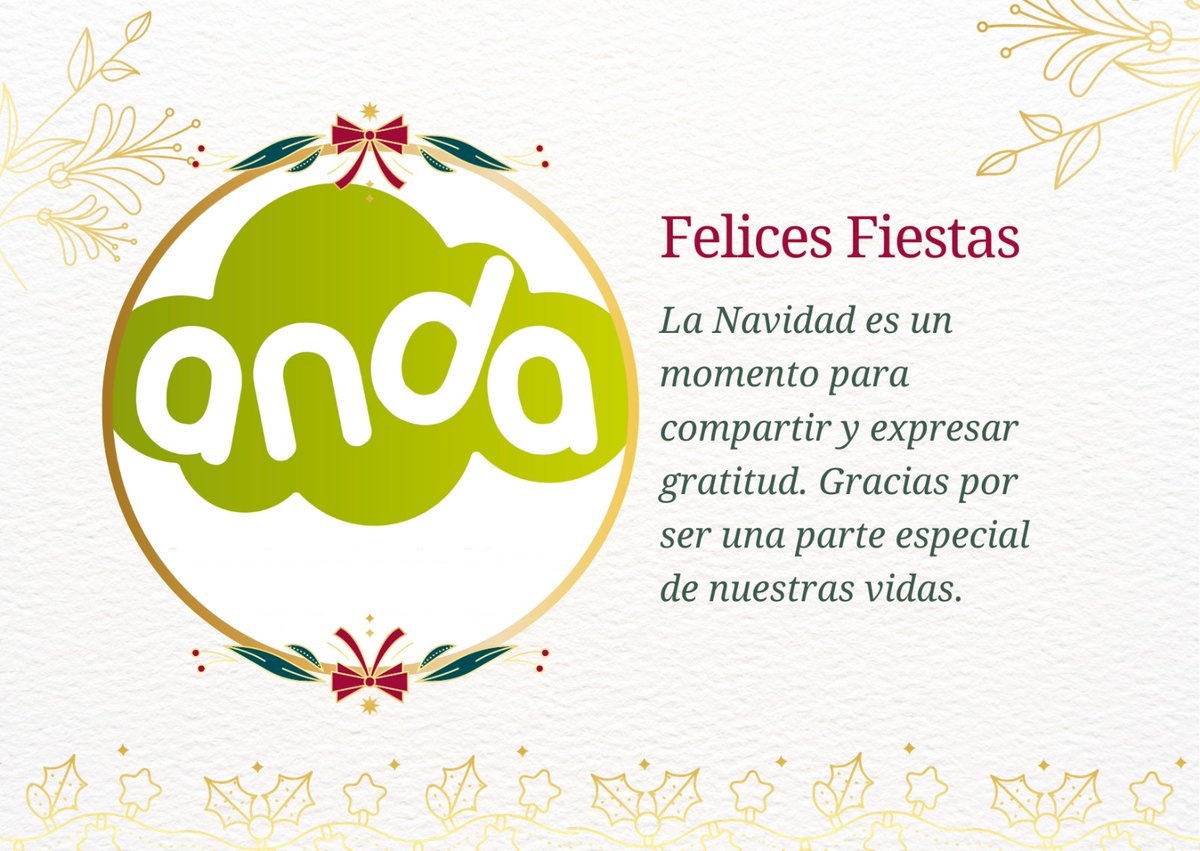 Felices Fiestas
#asociacionanda
#acortandodiatancias