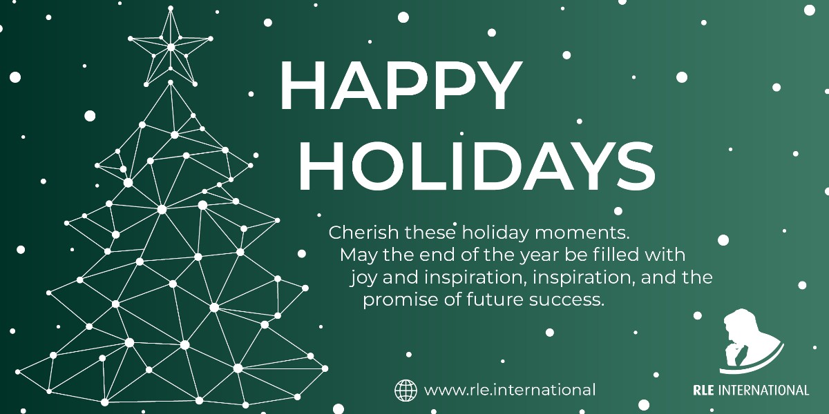 ❄️✨ Season's Greetings! ✨❄️ 

As the year comes to a close, we send warm thoughts. Embrace the spirit of the season with reflection, energy, and success. May joy, collaboration, and innovation guide your journey.