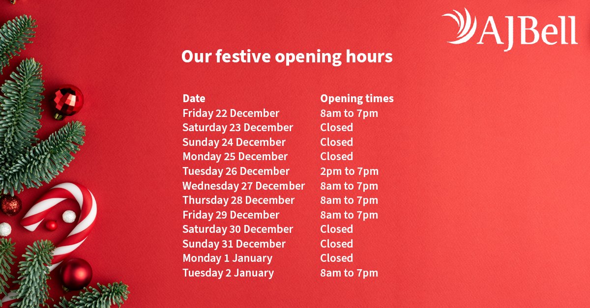 🎄 We wish all our followers a wonderful winter break. If you need to, here’s when you can get in touch with our Christmas elves this festive period.