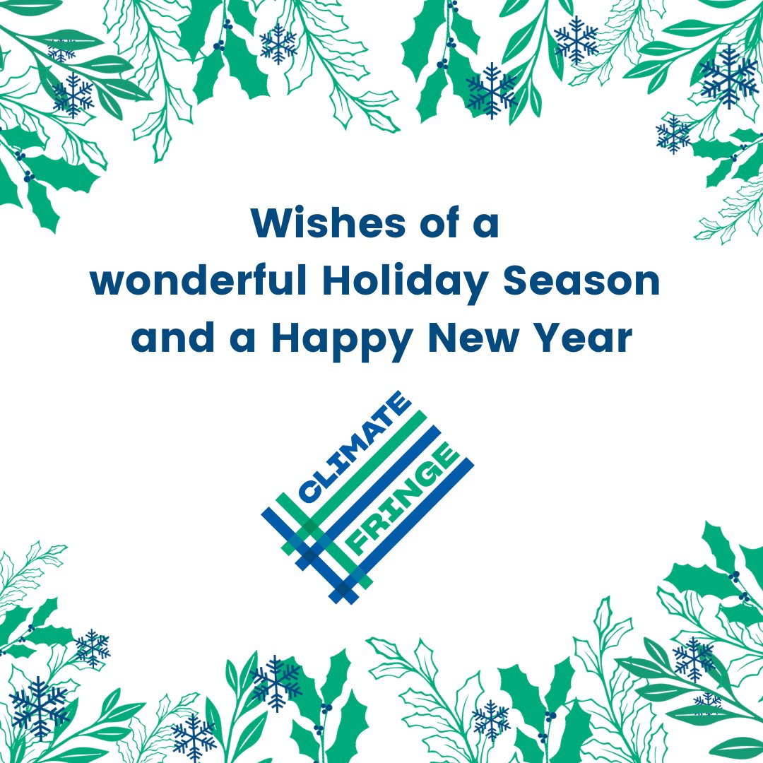 Wishes of a wonderful holiday season and a happy New Year from the Climate Fringe team⛄ Let us all look forward to 2024 for meaningful climate action from decision-makers! Add your voice and send your 2024 Climate Resolutions for party leaders: stopclimatechaos.scot/2024-message-t…