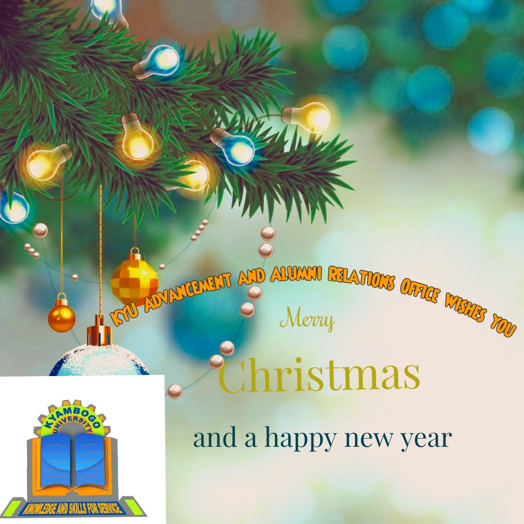 From all of us here at Kyambogo University, warm wishes to our amazing alumni this Christmas! 🎄✨ May the holiday season bring you joy, fond memories, and a renewed spirit of togetherness. Cheers to our incredible alumni family! #MerryChristmas #AlumniLove #Kyambogou