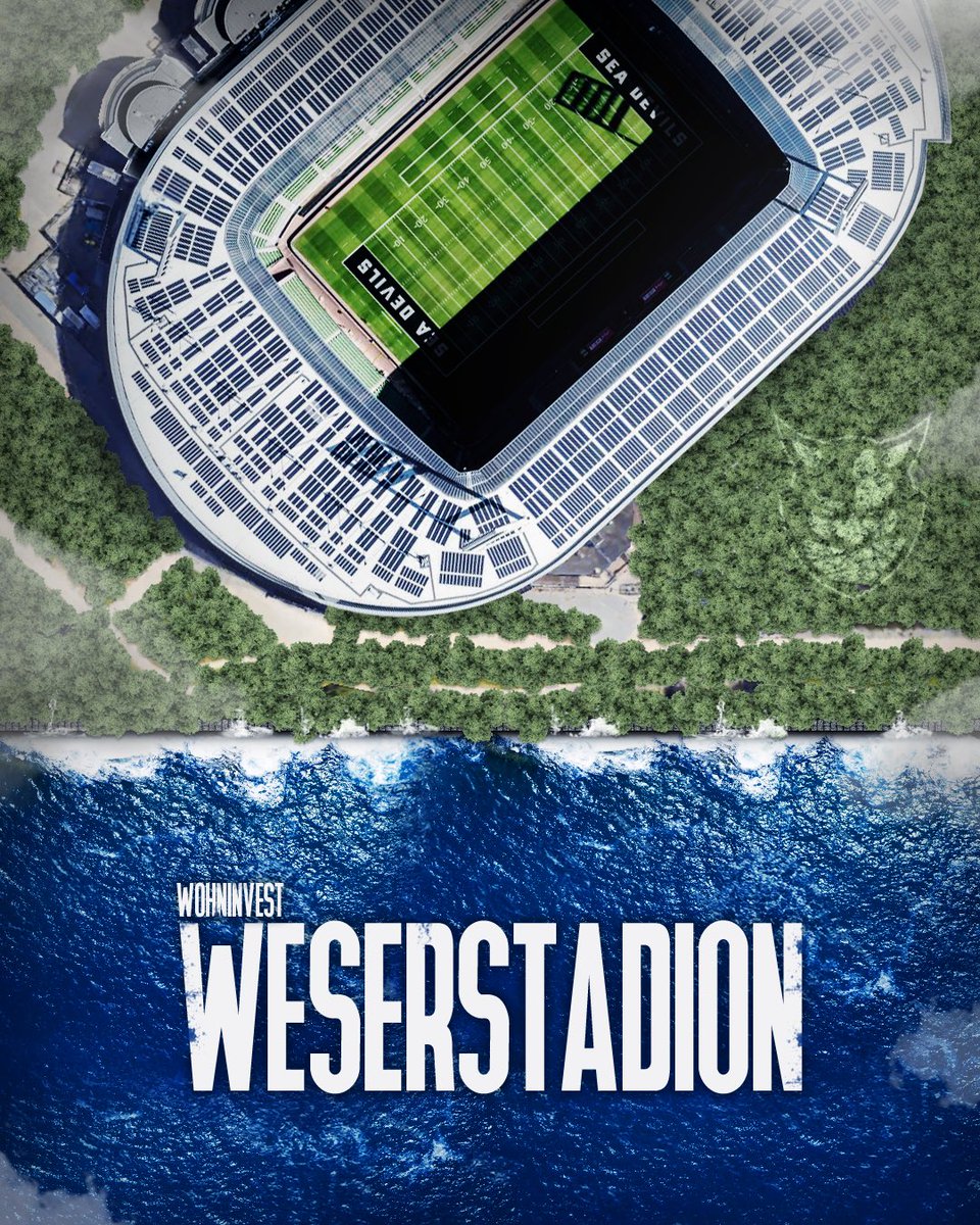 Bremen, a tide is coming 🌊😈   As part of our mission to host bigger games and improve your gameday experience, we’re proud to announce that we will play one game in the wohninvest Weserstadion in Bremen in the upcoming season. More will follow soon.   #Weser24 #TurningTheTides