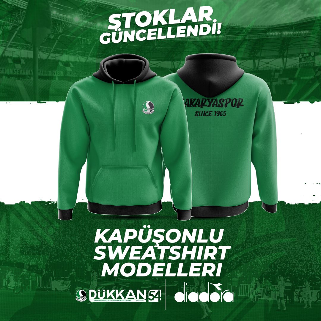 Dükkan54 (@dukkan54) on Twitter photo Kapüşonlu Sweatshirtlerimiz şimdi sadece dükkan54'te ve dukkan54.com.tr'de satışta!🟢⚫
📍 Kent Meydanı – Dükkan54
<a href="/Sakaryaspor/">Sakaryaspor</a> Kapüşonlu Sweatshirtlerimiz şimdi sadece dükkan54'te ve dukkan54.com.tr'de satışta!🟢⚫
📍 Kent Meydanı – Dükkan54
<a href="/Sakaryaspor/">Sakaryaspor</a>
