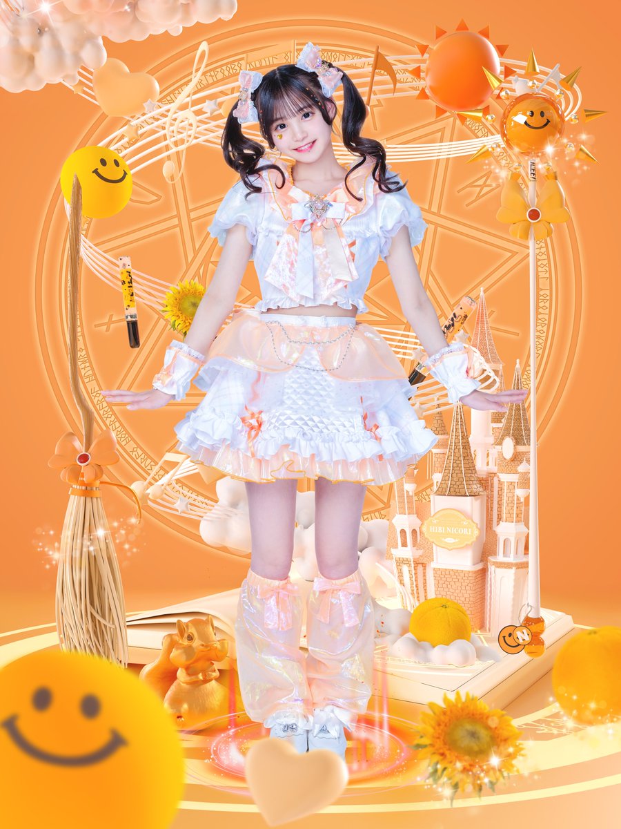 新アー写公開】 ♥日日にこり ♡担当カラー オレンジ ♥いつもにっこり