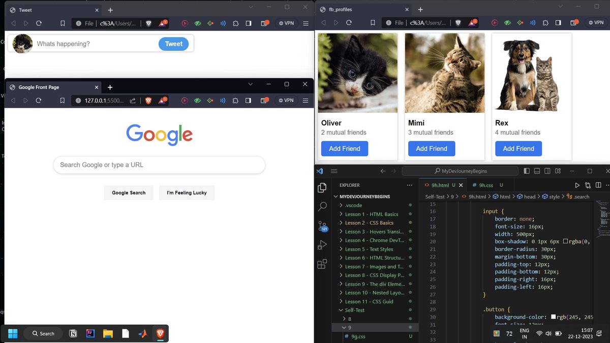 7Chethan007's tweet photo. Well Restarted my WebDev journey with @SuperSimpleDev  
This with inspired by @kunalstwt learn in public ininitiative and @hashnode challenge with @commclassroom 

Here goes today's creation 👇 &amp; for code check out my github link : https://t.co/bg6KF6bMvl https://t.co/Al3g1ll5Vg