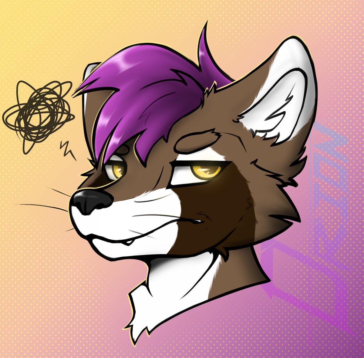 First Head commi of the batch for Rounard :3 , his racoon boy Rufus