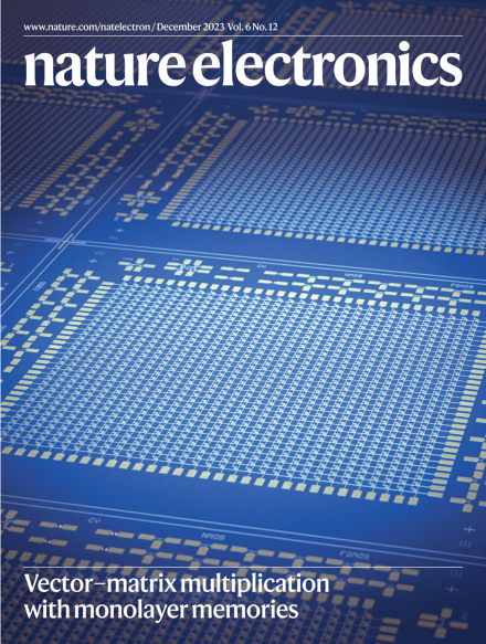 Andras Kis (@andras_ks) on Twitter photo Right on time for the end of a great year for my group, the December cover of <a href="/NatureElectron/">Nature Electronics</a> is featuring our work on MoS2 LSI vector-matrix multipliers (rdcu.be/dugaP). Big congratulations to the team! <a href="/marega_gui/">Guilherme Migliato Marega</a> <a href="/queformal/">Queformal project</a> <a href="/EPFLEngineering/">EPFL School of Engineering</a> Right on time for the end of a great year for my group, the December cover of <a href="/NatureElectron/">Nature Electronics</a> is featuring our work on MoS2 LSI vector-matrix multipliers (rdcu.be/dugaP). Big congratulations to the team! <a href="/marega_gui/">Guilherme Migliato Marega</a> <a href="/queformal/">Queformal project</a> <a href="/EPFLEngineering/">EPFL School of Engineering</a>