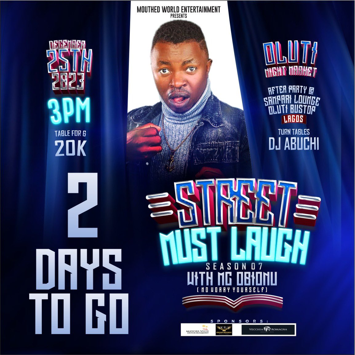 WE ARE READY TO HIT THE STREET OF LAGOS WITH LAUGHTER 😂 ON CHRISTMAS DAY ARE YOU READY SEASON 07 his Here Support the Movement