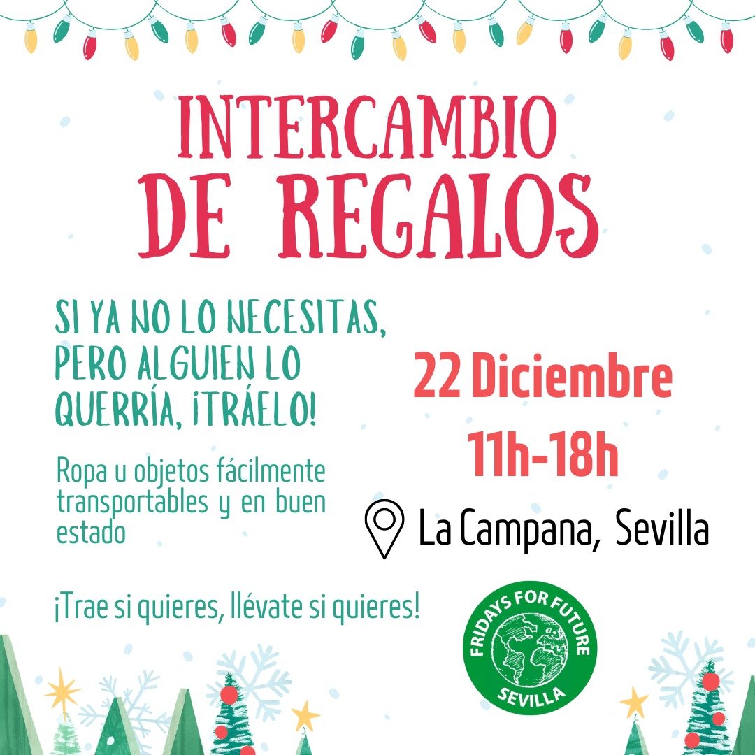 Ya estamos instaladas en La Campana para fomentar modelos alternativos al consumismo de estas fechas tan señaladas 🎄❤️ Os esperamos!