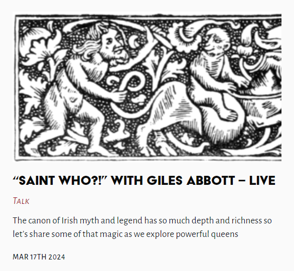 Tonight LIVE at the museum - “Saint Who?!” with Giles Abbott - LIVE #SaintWho #GilesAbbott #storytelling #storyteller @TheLastTuesdayS thelasttuesdaysociety.org/exhibition/sai…