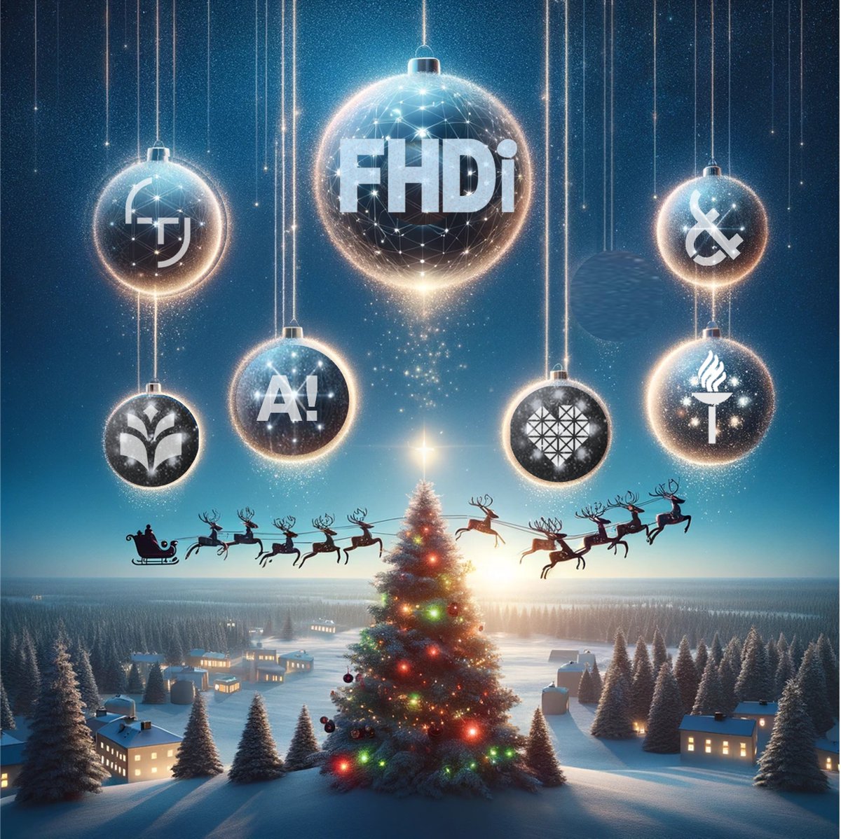 Season's greetings from Finnish Hub for Digitalization #FHDi! We wish you all happy holidays and new year 2024!