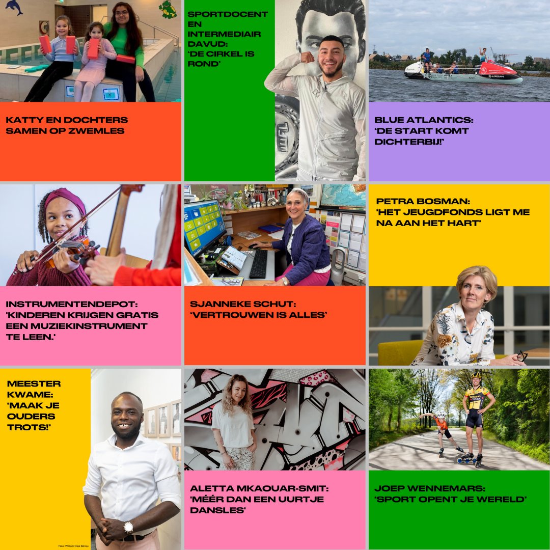 #verhaalopvrijdag | Dank aan alle gezinnen, intermediairs, clubs en andere mensen die hun verhaal met ons wilden delen! 

En zo samen met ons een gezicht geven aan geldzorgen in Nederland.

Al onze verhalen vind je hier: jeugdfondssportencultuur.nl/verhalen.