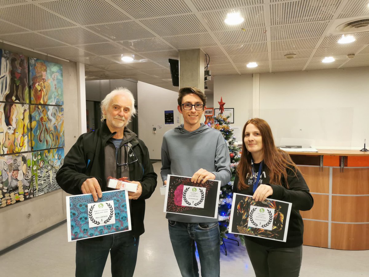 Félicitations au trio gagnant de l'expo photo 'La Vie est Belle' du jardin des plantes.