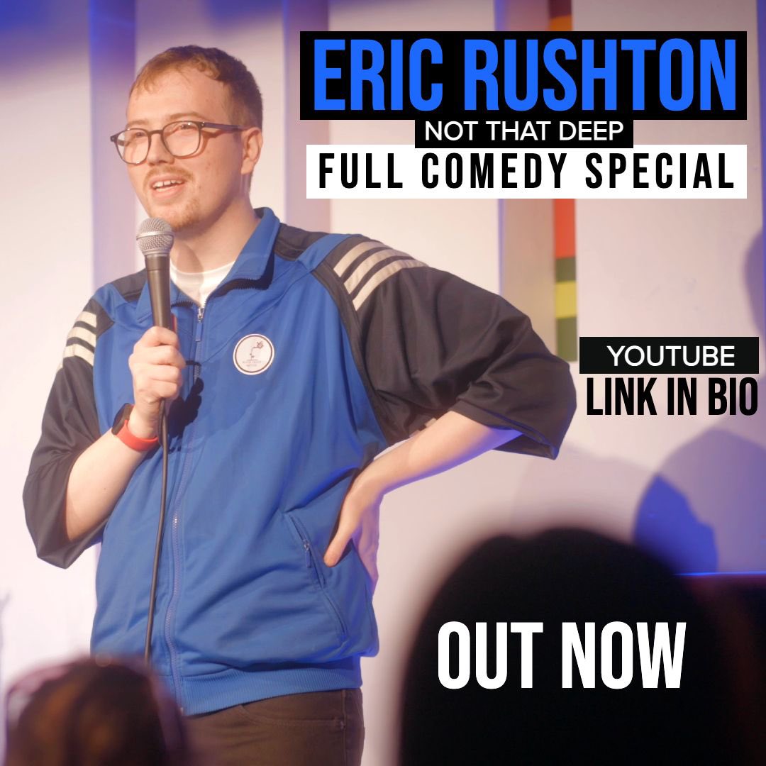 MY COMEDY SPECIAL IS OUT NOW ON YOUTUBE! LINK: youtu.be/FQrugd4BwVM?si… Please give it a watch and share and all that. I’m so grateful to everyone who helped out this together. It was made by a bunch of talented people from Birmingham and beyond and they’re all legends.