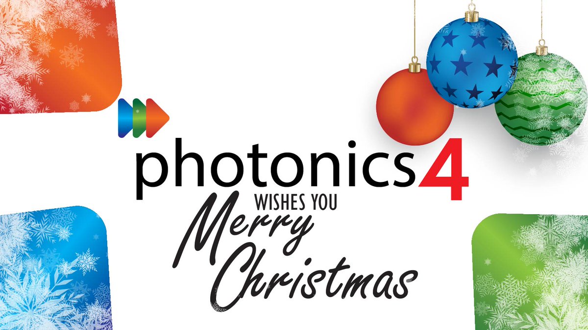 This year we started with our first activities on social media and we just finished our plans for next year and we have some exiting plans, so stay tuned for a lot more #photonics. For now... Merry Christmas🎄