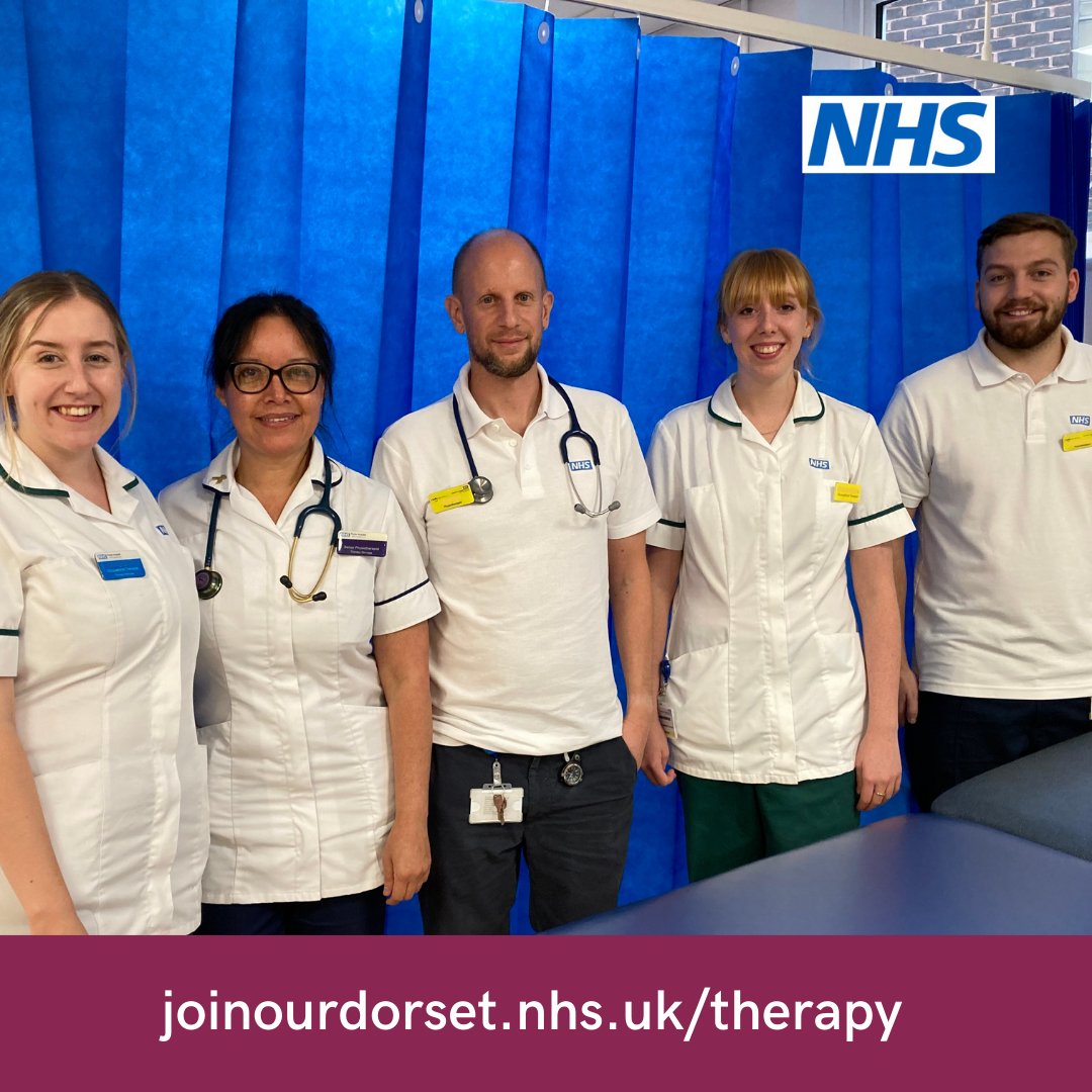 We're hiring Physiotherapists and Occupational Therapists in Dorset!💙 

Learn more and apply at joinourdorset.nhs.uk/therapy