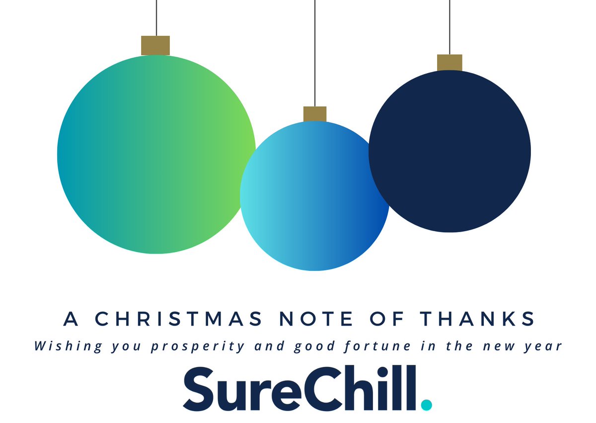 ❄️☃️🎄Season's Greetings From SureChill Thank you for all your support throughout the year in helping us in our mission to bring 'Revolutionary' and affordable cooling to everyone. We wish you the very best for the new year. #SureChill #Christmas #happynewyear #holidays