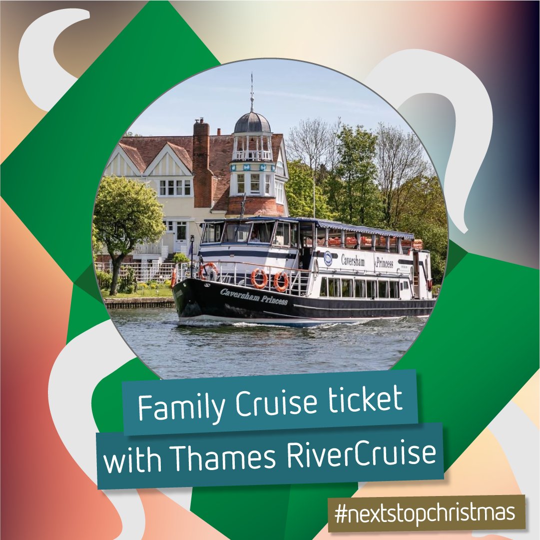 Relax and enjoy the beauty of the Upper Thames with today's prize - a family ticket for a Thames River Cruise! To be in with a chance to win, simply let us know what Christmas movies you’ll be watching over the next few days? #nextstopChristmas