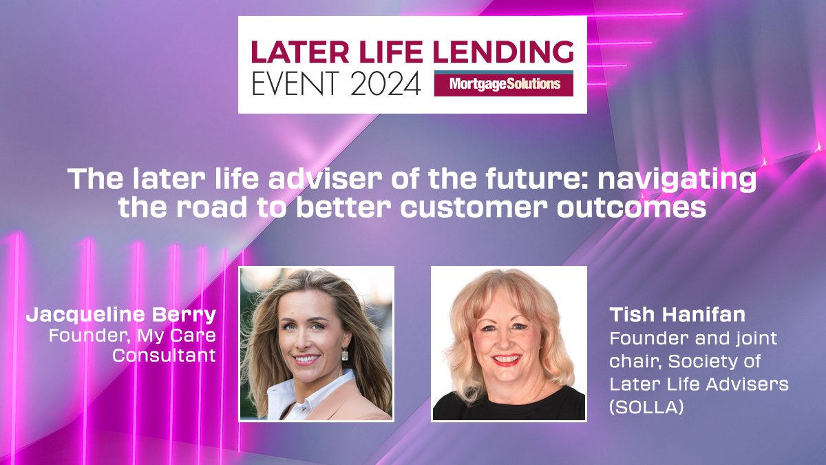 Register now for #LLLE2024 to hear Jaqueline Berry, My Care Consultant & Tish Hanifan, Society of Later Life Advisers, discuss the expertise required for later life planning & the importance of making products holistic - tinyurl.com/5bd64v7d