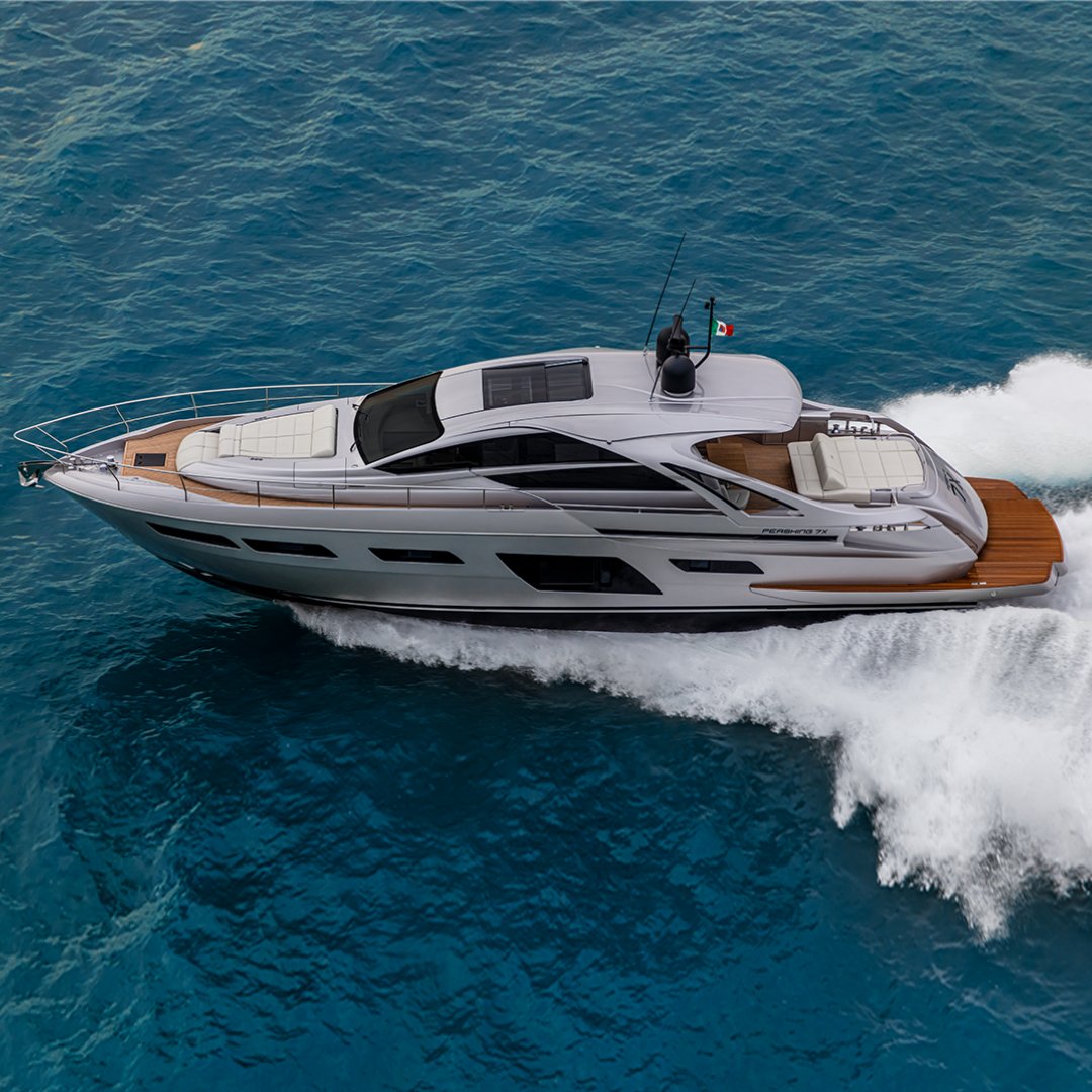Carve through the sea with unparalleled precision and an unstoppable pace to reach audacious top speeds of no less than 50 knots.

In the pantheon of yachts, she is at the top.
Pershing 7X. The Lightspeed.

#TheDominantSpecies
#TheLightspeed   
ow.ly/38Uu50QkY0x