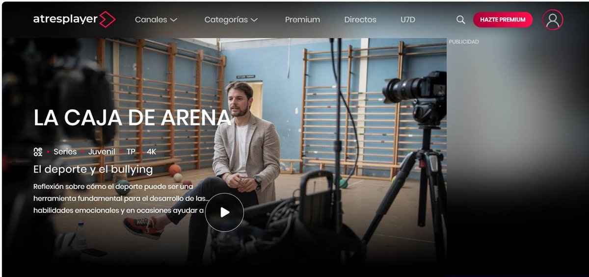 Fundación Deporte Joven (@fundaciondepjov) on Twitter photo 🎥 “La caja de arena: deporte y el bullying” ya disponible en <a href="/atresplayer/">atresplayer</a> 🎥
💭 La serie visibiliza el acoso y el deporte como una herramienta para combatir y evitar situaciones de violencia
🔴 La iniciativa está impulsada por <a href="/fundcolacao/">Fundación ColaCao</a> <a href="/deportegob/">CSD</a> y #FDJ 🎥 “La caja de arena: deporte y el bullying” ya disponible en <a href="/atresplayer/">atresplayer</a> 🎥
💭 La serie visibiliza el acoso y el deporte como una herramienta para combatir y evitar situaciones de violencia
🔴 La iniciativa está impulsada por <a href="/fundcolacao/">Fundación ColaCao</a> <a href="/deportegob/">CSD</a> y #FDJ