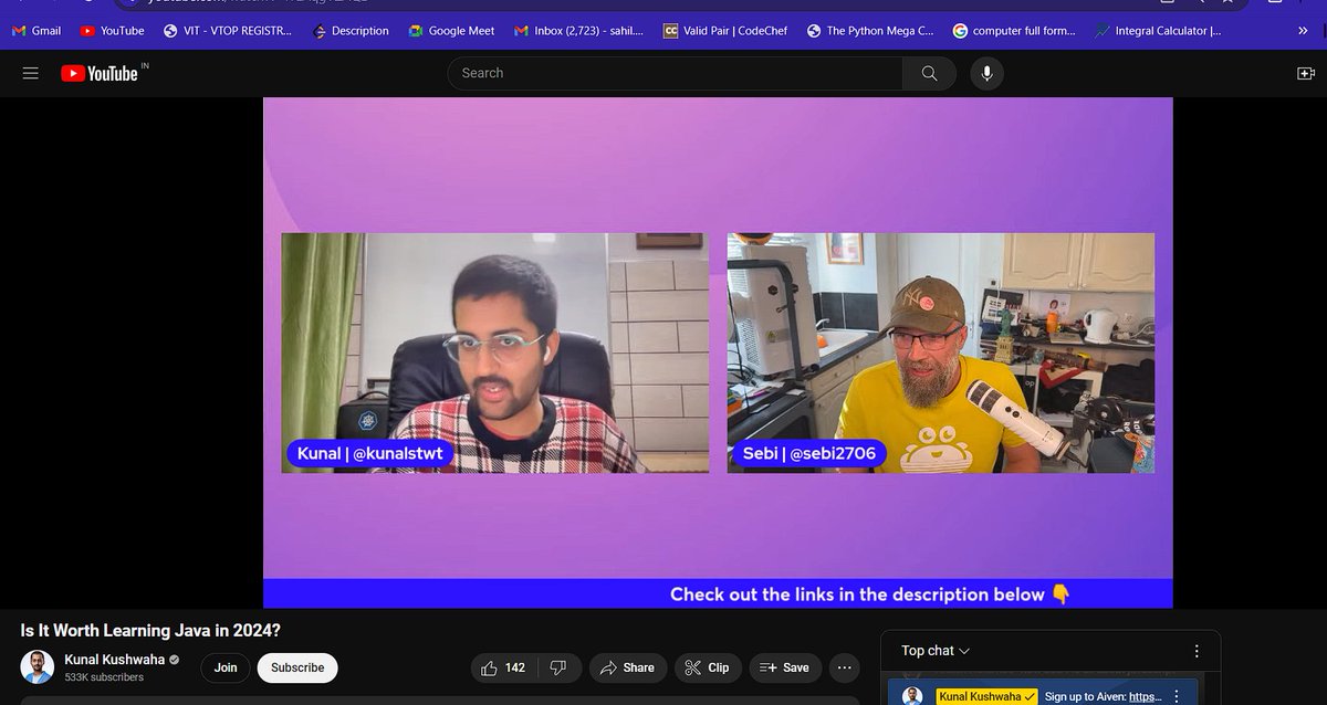Tssahil2001's tweet image. Is it worthwhile to study Java in 2024? Join me on YouTube for an enthralling webinar as we delve into the ever-relevant world of Java with the amazing @kunalstwt and @sebi2706
Learn the genuine worth of investing in Java for your career.#Java2024 #Programming