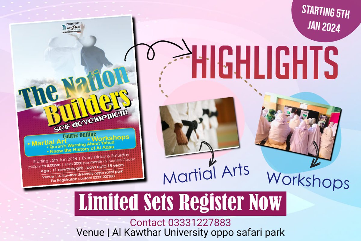 #post #daily #highlights #thenationbuilder #daily #limitedseats #registernow #daughtersofislam