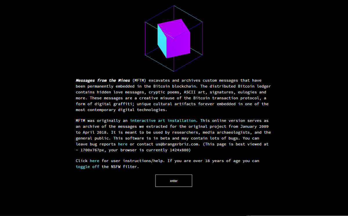 Bitcoin_allday's tweet image. • Messages from the Mines | @branger_briz | Explore permanent messages on Bitcoin blockchain

• lambo.id | @dotlambo | Verification checker for .lambo .pokemon .plot .yacht &amp;amp; more

[13/43]