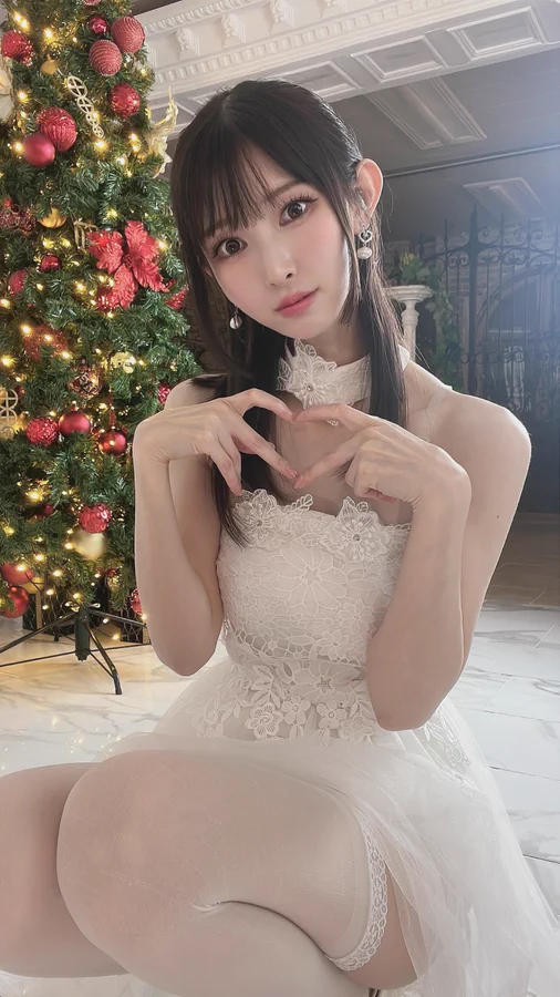Asian girl Christmas costume