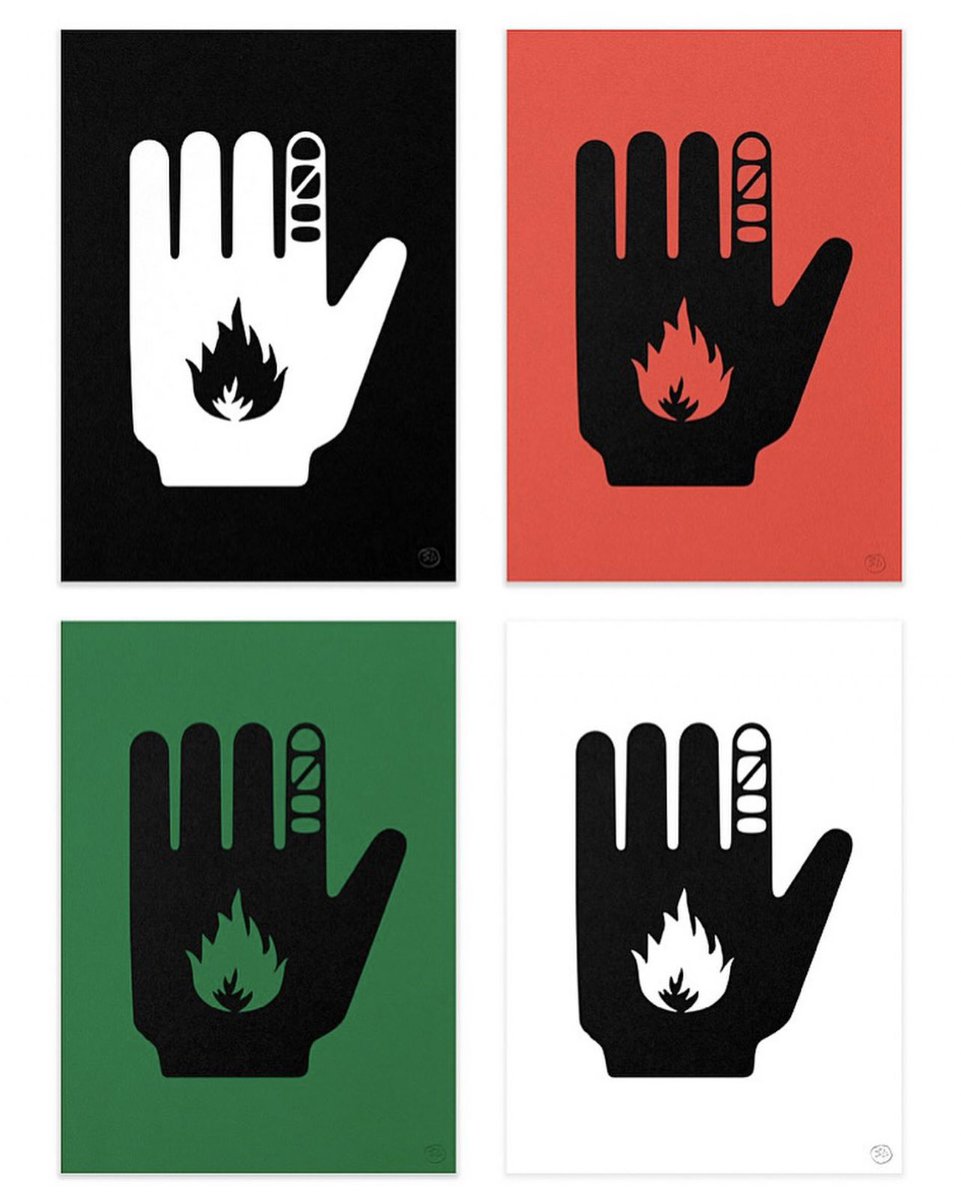 MassiveAttackUK's tweet photo. The signed, limited edition art print of the CEASEFIRE EP sleeve -in benefit of Doctors Without Borders @MSF operations in Gaza &amp; the West Bank - is available to order from today: 
https://t.co/jrqXeutN8E https://t.co/ZQBaNgIVFa