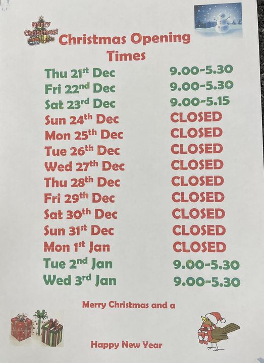 #MerryChrismas and a #HappyNewYear2024 to all our patients old and new.
#Vision #eyes  #Health #Stowmarket #Suffolk