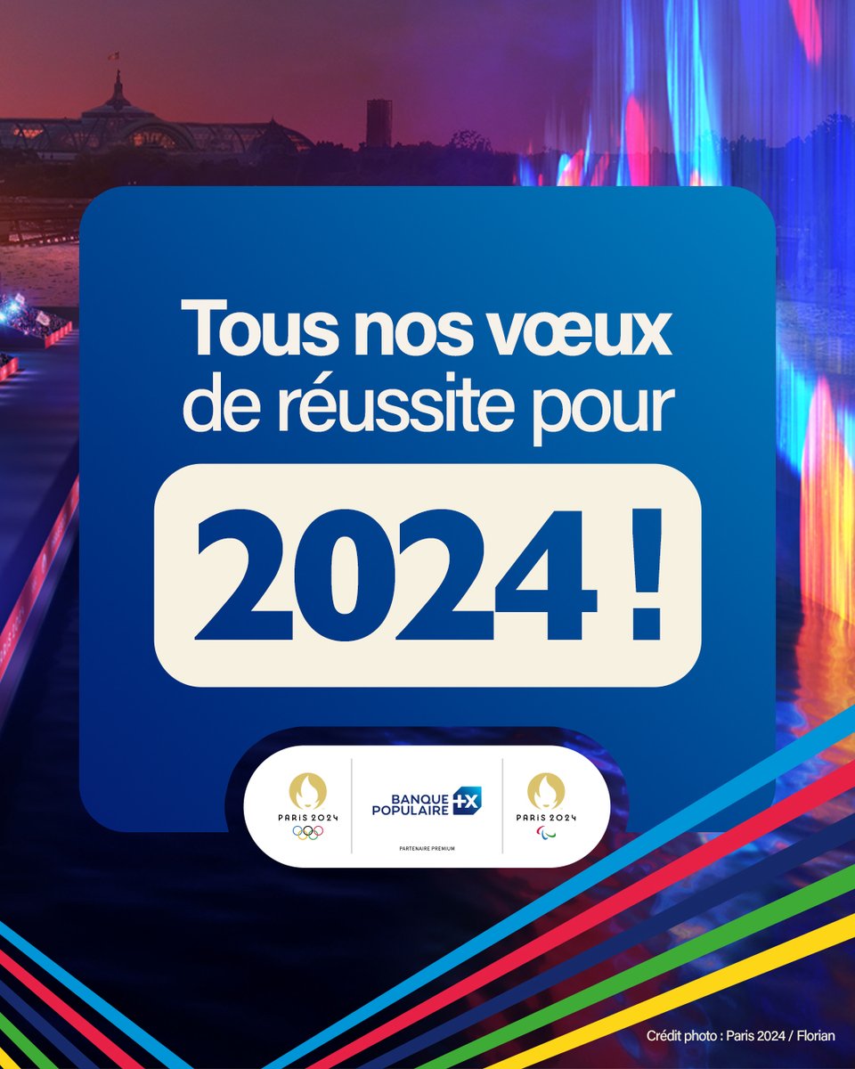 En cette année sportive, nous vous souhaitons de joyeuses fêtes et une merveilleuse année 2024 ! 🥳 #LaReussiteEstEnVous #Paris2024