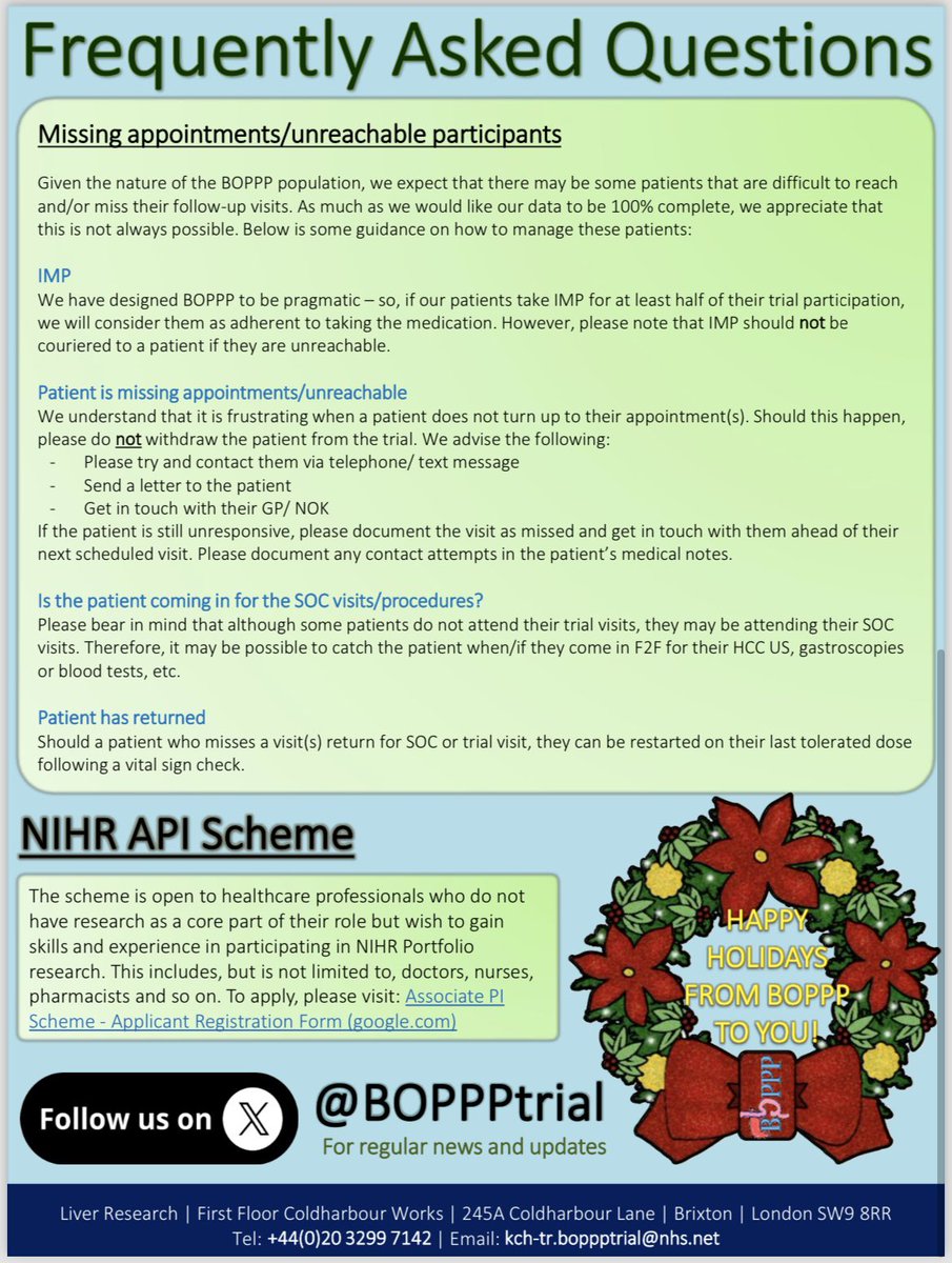BOPPP Trial (@boppptrial) on Twitter photo Please see the brand new BOPPP newsletter! Including trial updates, FAQs and some wonderful pictures of the fantastic staff working with us, from all over the UK!
<a href="/DrVishalCPatel/">🇿🇲Vishal C Patel🇬🇧</a> <a href="/drmarkmcphail/">MarkMcPhail</a> <a href="/DrBenCarter/">Ben Carter</a> <a href="/NIHRresearch/">National Institute for Health and Care Research</a> #BOPPP Please see the brand new BOPPP newsletter! Including trial updates, FAQs and some wonderful pictures of the fantastic staff working with us, from all over the UK!
<a href="/DrVishalCPatel/">🇿🇲Vishal C Patel🇬🇧</a> <a href="/drmarkmcphail/">MarkMcPhail</a> <a href="/DrBenCarter/">Ben Carter</a> <a href="/NIHRresearch/">National Institute for Health and Care Research</a> #BOPPP