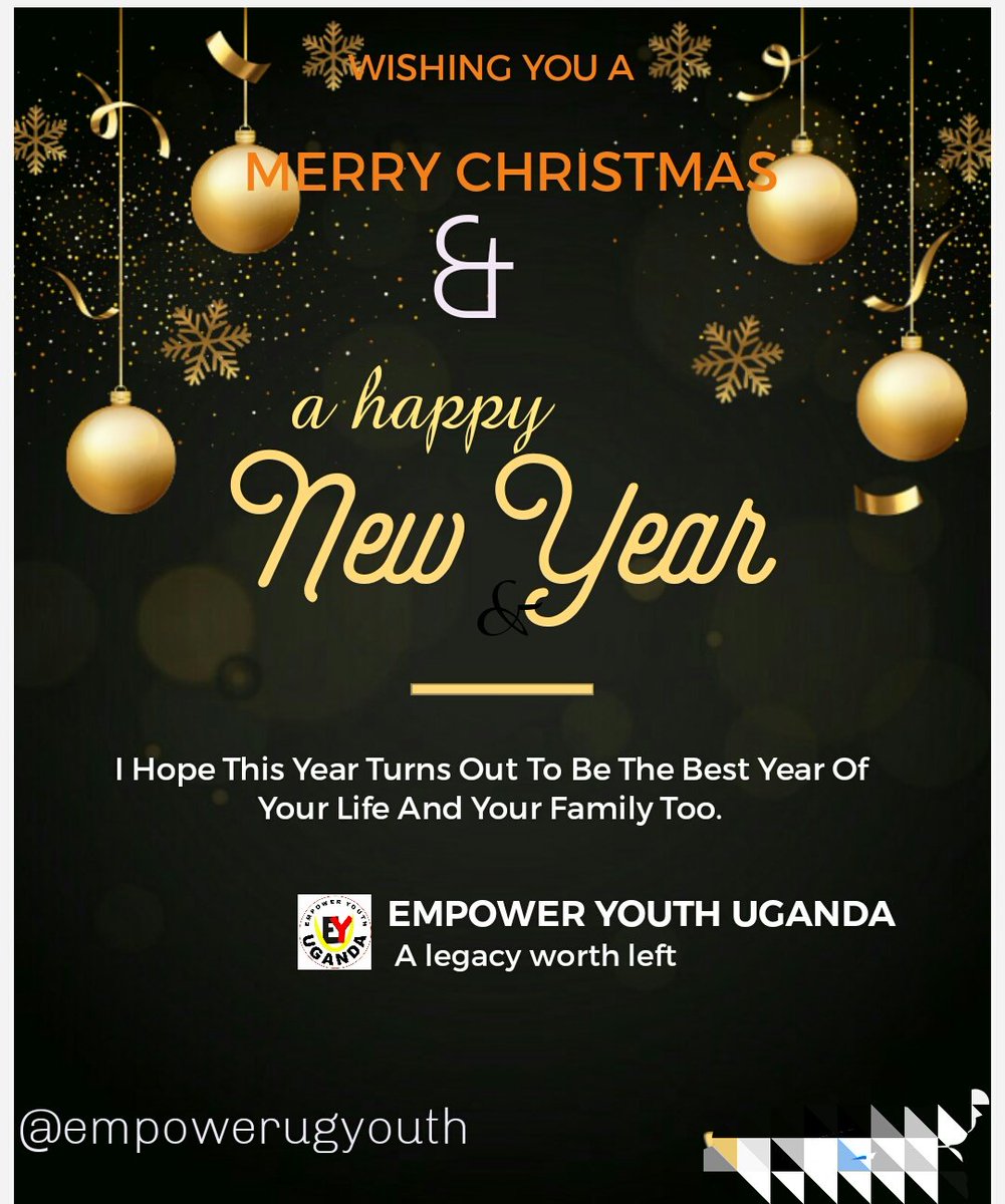 May we be enabled  this coming year to accomplish all that has failed this year , as we achieve new and increase as youth. Let this generation and the ones to come feel our positive impact @akankundallen @AgrippaByayesu @GirlsMentrship @TrassyleenO @AugustineOlowo @inspireuganda7