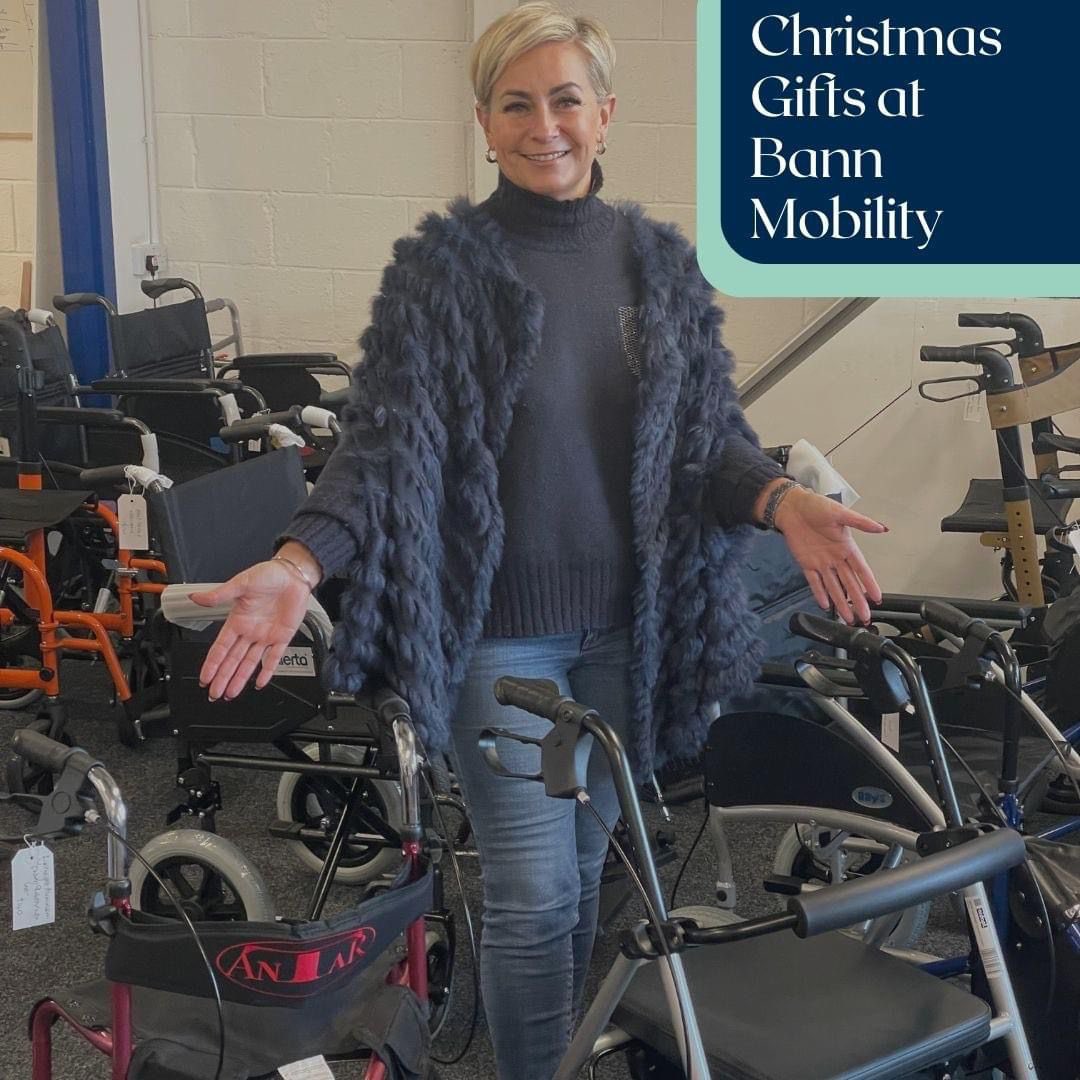 Our Portadown Showroom is open until 1pm today Friday 22nd December to help you find the perfect practical gift for someone with mobility needs this Christmas.

We also have a popular Wheelchair rental service available from just £30 per week 

#BannMobility #Christmasgiftideas