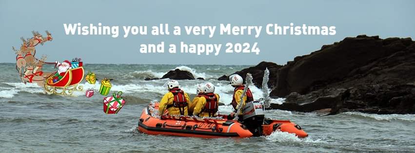 Our @RNLI volunteer crew, boathouse guides, shop volunteers and fundraisers would like to thank all our followers for supporting us during 2023. We wish you all a very merry christmas and a happy and peaceful 2024 Please stay safe this Christmas and New Year #RespectTheWater