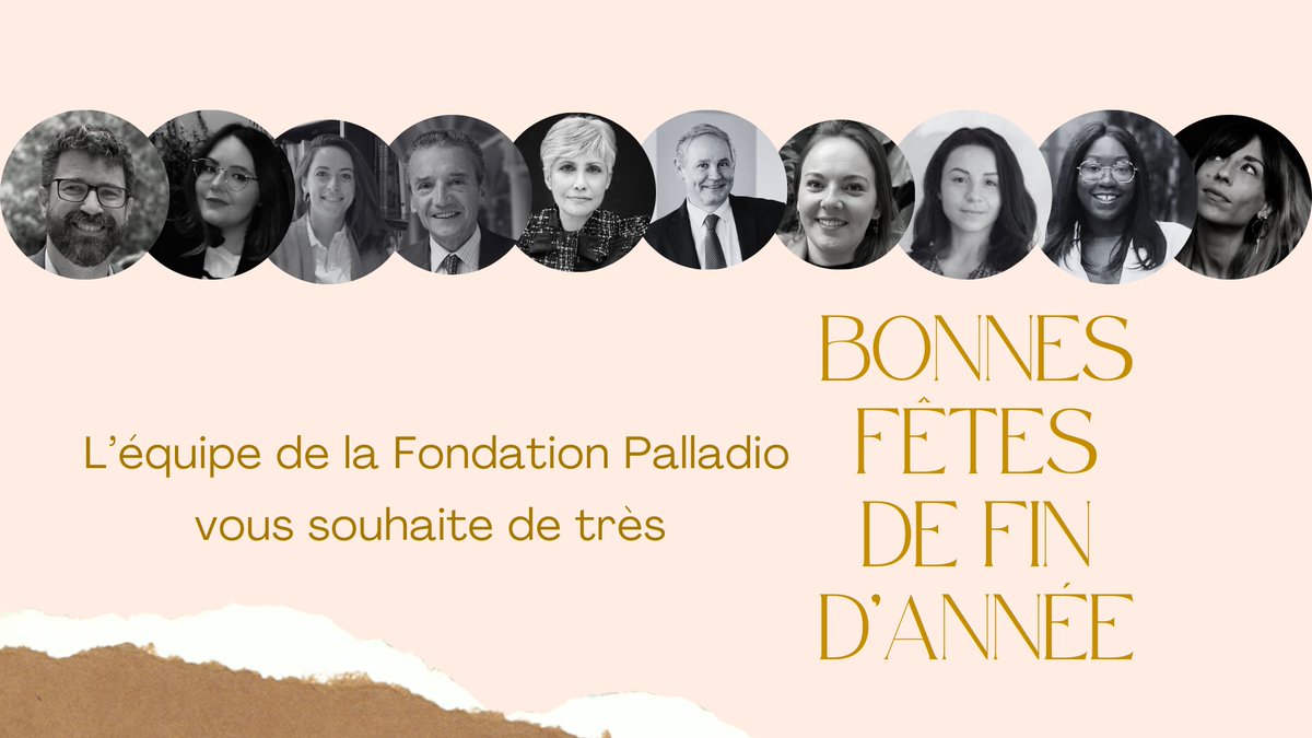 Fondation Palladio (@fpalladio) on Twitter photo Toute l’équipe de la Fondation Palladio sous l'égide de la <a href="/Fondationfrance/">Fondation de France</a> vous souhaite de belles fêtes de fin d’année. 🎄✨
Nous vous donnons rendez-vous dès le 2 janvier 2024 pour plus d’actualités. Toute l’équipe de la Fondation Palladio sous l'égide de la <a href="/Fondationfrance/">Fondation de France</a> vous souhaite de belles fêtes de fin d’année. 🎄✨
Nous vous donnons rendez-vous dès le 2 janvier 2024 pour plus d’actualités.