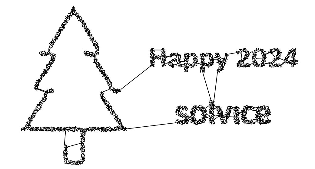 solvice's tweet image. Ringing in the New Year with Solvice ... means your resolutions might just stand a chance this year! 🎉
Let&apos;s keep optimizing life, one smart solution at a time!
Here’s a piece of #TSPart to celebrate the New Year.