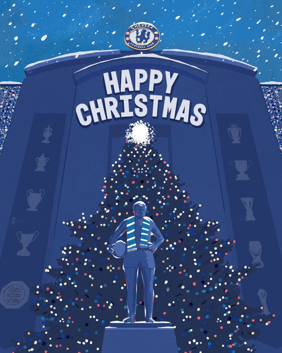 Happy Christmas to all Chelsea fans celebrating! 🎄💙