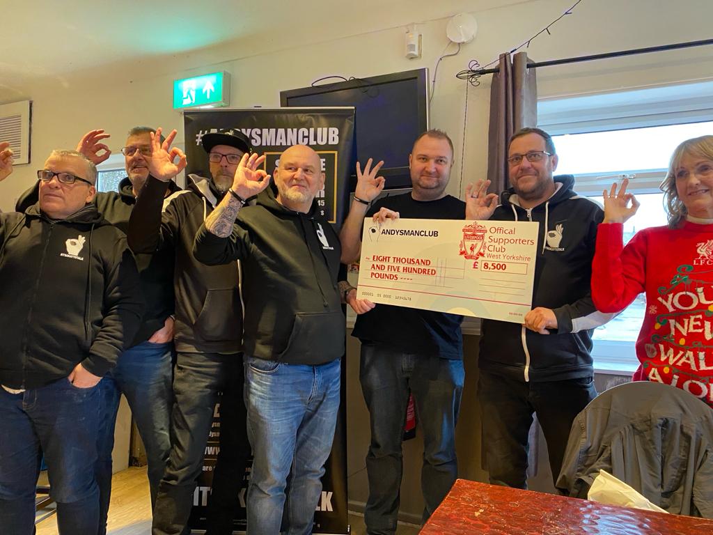 OLSC West Yorkshire (@lfcbranchleeds) on Twitter photo What a great effort from our members! We raised £8,500 for andy man club! A charity that supports mens mental health. <a href="/LFCFoundation/">LFC Foundation</a> <a href="/LFC/">Liverpool FC</a> <a href="/andysmanclubuk/">#ANDYSMANCLUB</a> What a great effort from our members! We raised £8,500 for andy man club! A charity that supports mens mental health. <a href="/LFCFoundation/">LFC Foundation</a> <a href="/LFC/">Liverpool FC</a> <a href="/andysmanclubuk/">#ANDYSMANCLUB</a>