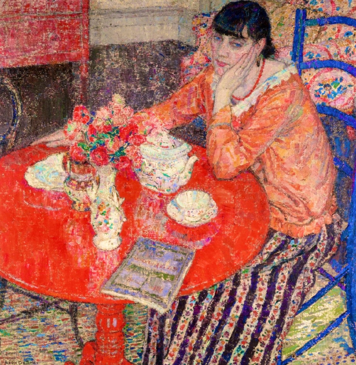 Leon De Smet 🎨 The Red Table 1916.